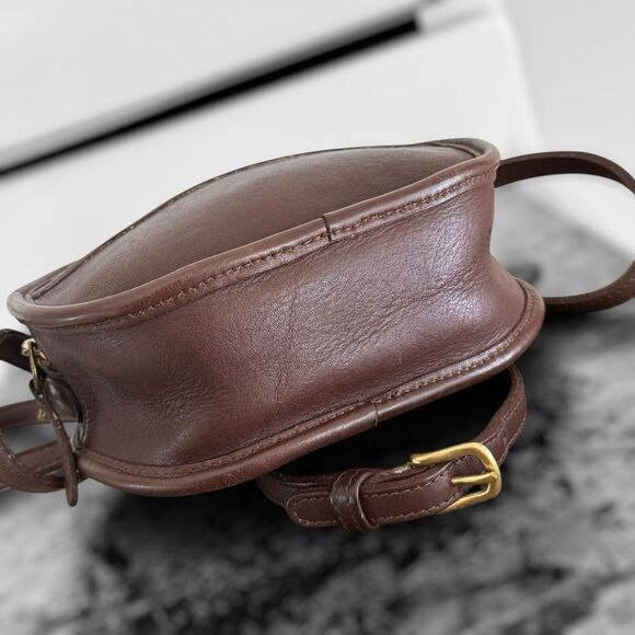 Vintage Coach 9982 Mahogany Canteen Round Crossbody Shoulder Bag - Picture 13 of 16